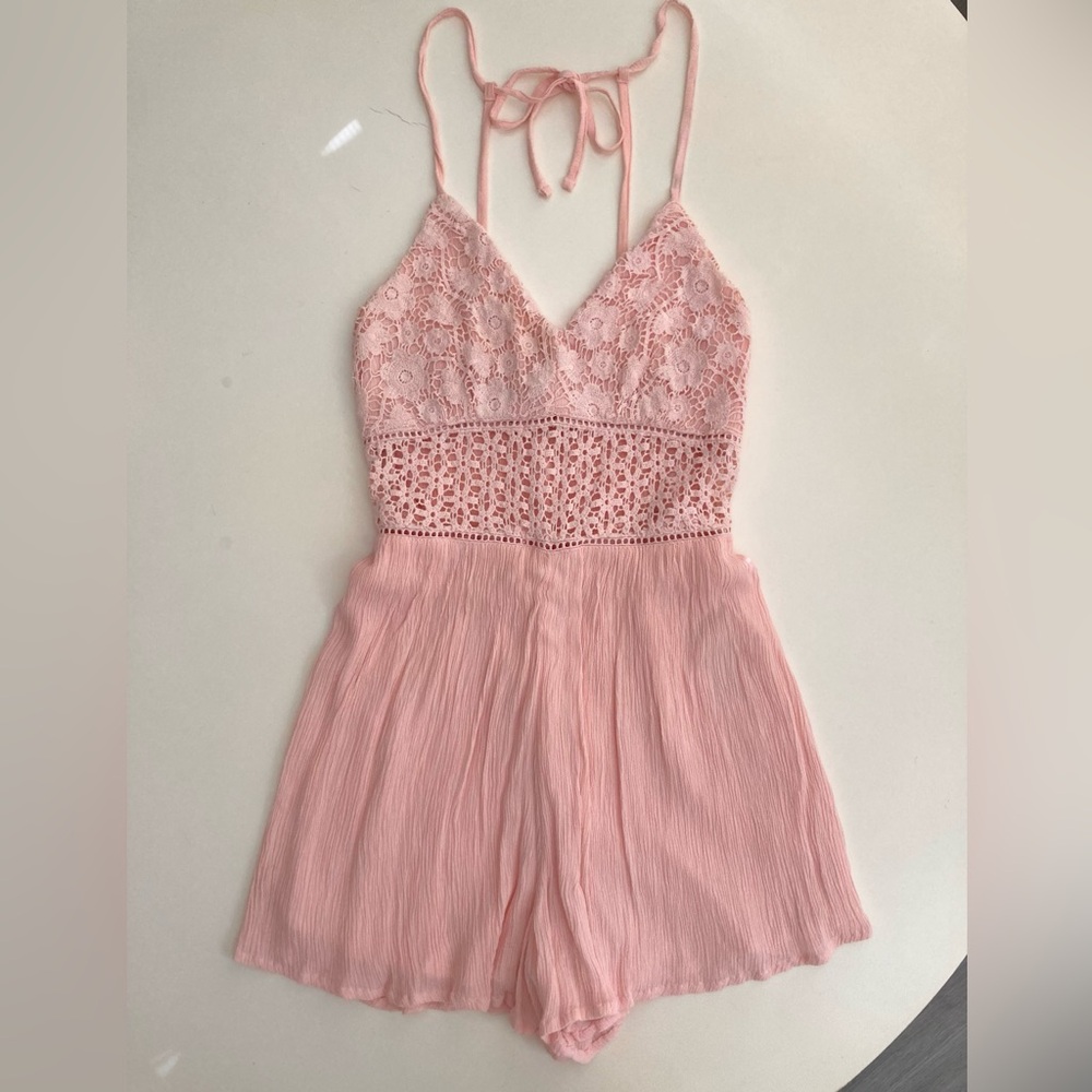 Abercrombie & Fitch Pink Romper